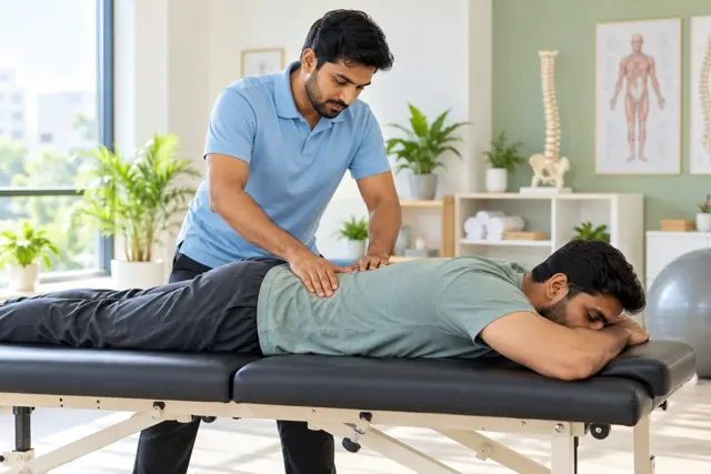 Illustrative back pain physiotherapy in alwar