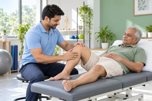 Illustrative knee pain physiotherapy in alwar