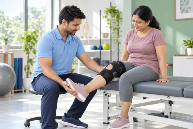 Illustrative post-surgery physiotherapy in alwar